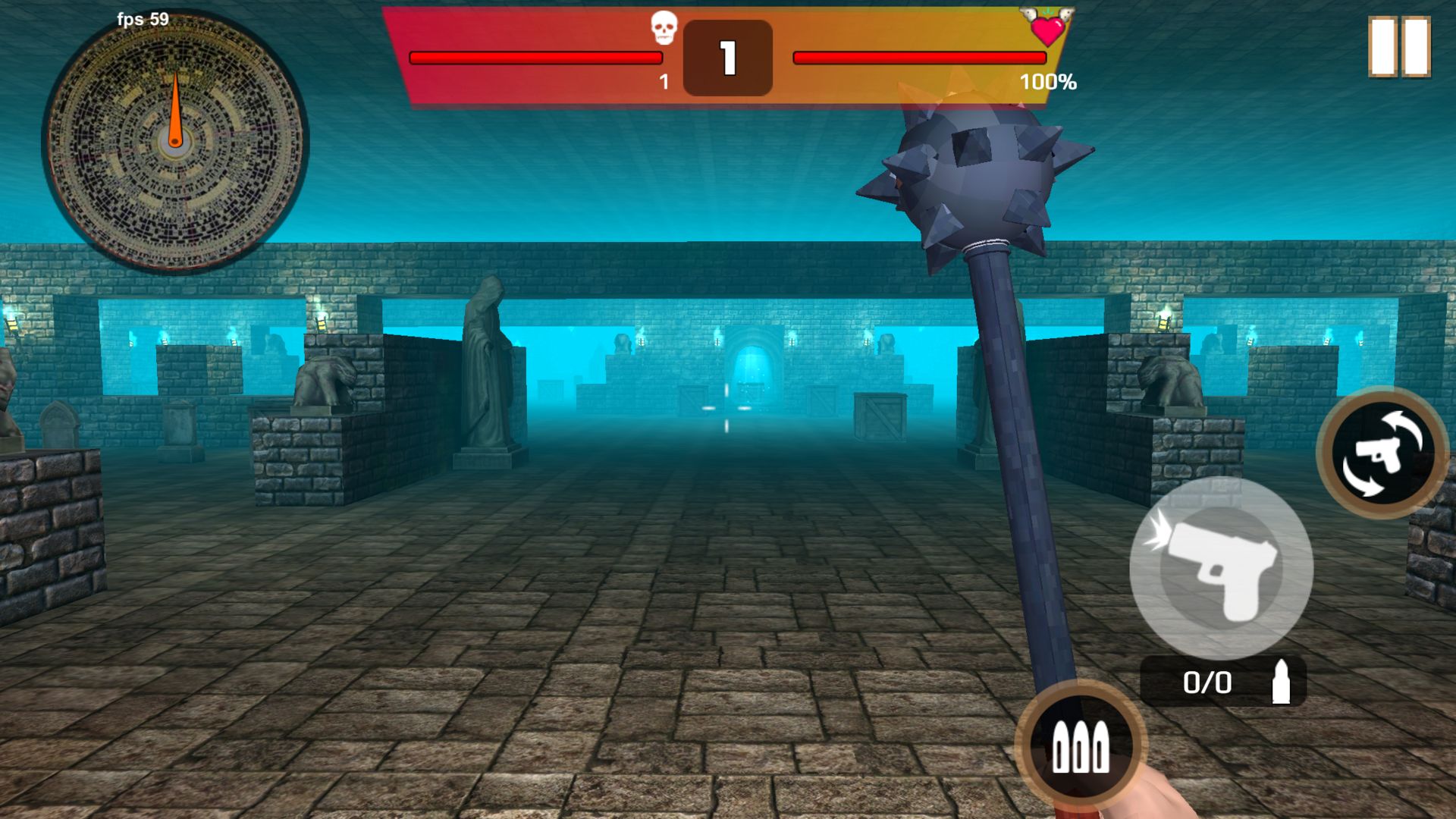 杀骷髅手机游戏-VR技术带你置身地下墓穴，挑战魔王与好友展开实时对决