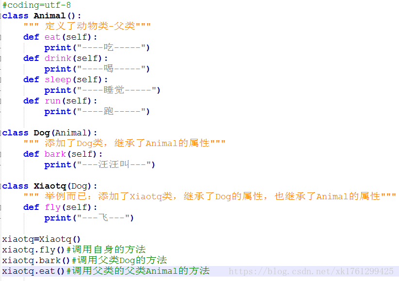 子类调用父类的方法_子类实例调用父类方法_子类中如何调用父类的方法