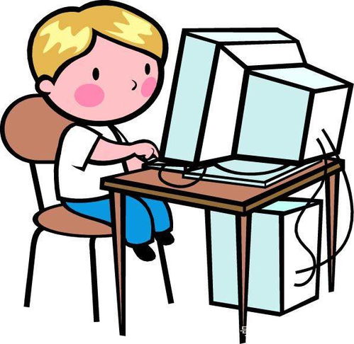 儿童玩游戏简笔画,描绘快乐童年瞬间